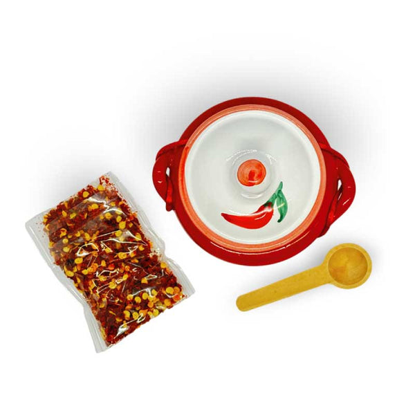 Ceramica con scaglie di Peperoncino piccante Calabrese